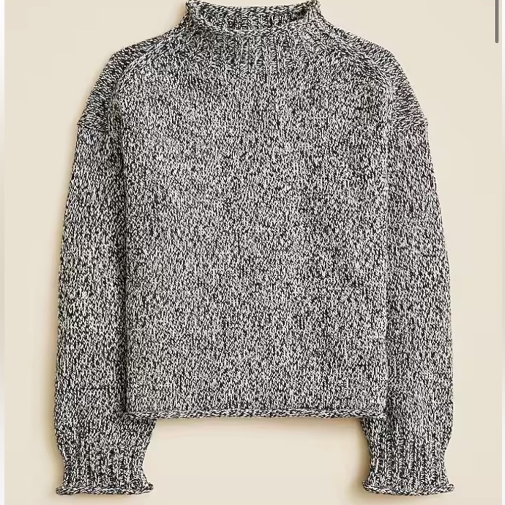 Women's J.Crew 2025 Marled Rollneck Sweater